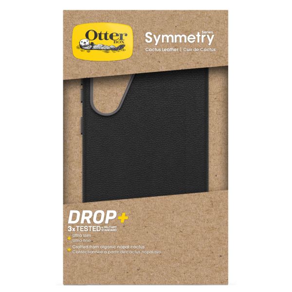 OtterBox Symmetry Cactus Leder Back Cover Samsung Galaxy S25 Plus - Schwarz