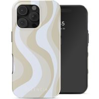 Selencia Vivid Rückabdeckung mit MagSafe Apple iPhone 16 Pro - Desert Waves Beige