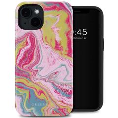 Selencia Vivid Rückabdeckung mit MagSafe Apple iPhone 14 - Marble Pink