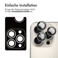 imoshion 2er-Pack Objektivschutz für Kamera für das Apple iPhone 16 Pro / 16 Pro Max - Natural / Titanium