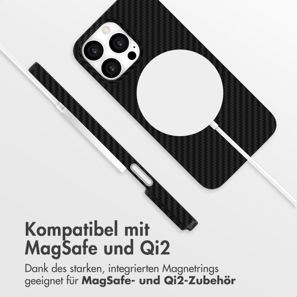 Accezz MagSafe Kevlar Hülle Apple iPhone 13 Pro Max - Schwarz