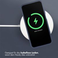 Accezz Liquid Silikoncase Samsung Galaxy A27 (5G) - Dunkelblau