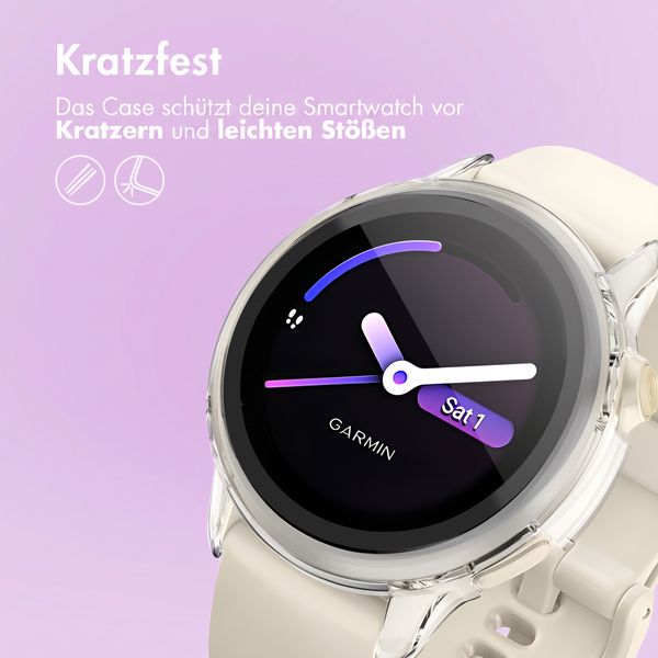 imoshion Full Cover Hard Case Garmin Vivoactive 6 - Transparent