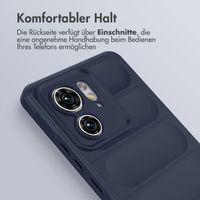 imoshion EasyGrip Backcover für das Motorola Edge 40 - Dunkelblau