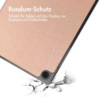 imoshion Trifold Klapphülle Samsung Galaxy Tab A9 Plus - Rosé gold