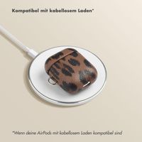 Selencia Sabi Case Apple AirPods 1 / 2 - Leopardenmuster - Mocha Brown