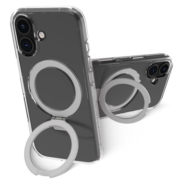 dbramante1928 Iceland Ultra D3O Back Cover mit MagSafe Stand Apple iPhone 16 - Clear