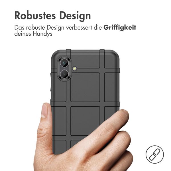 imoshion Rugged Shield Backcover für das Samsung Galaxy A04 - Schwarz