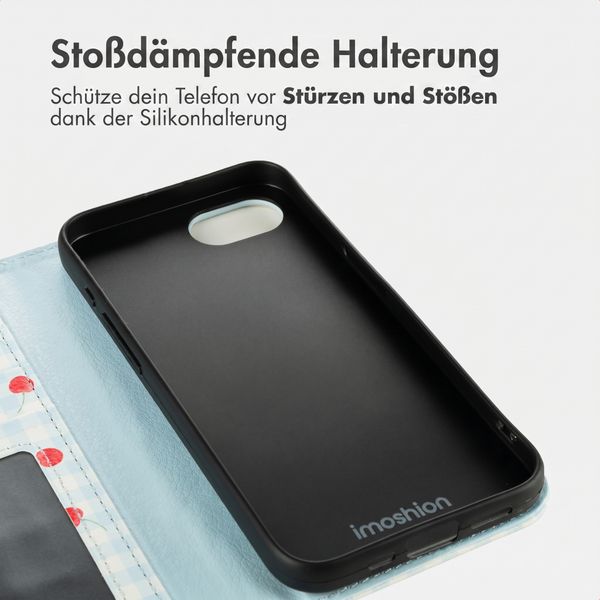 imoshion Design Klapphülle Apple iPhone 17e / 16e - Cherry Check