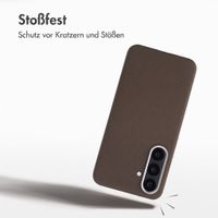 Accezz Mesh Backcover mit MagSafe Samsung Galaxy S25 / S24 - Braun