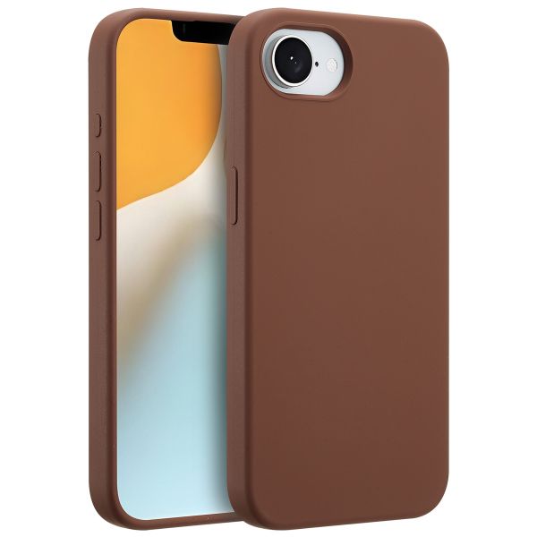 Accezz Liquid Silikoncase mit MagSafe iPhone 16e - New Tea Brown