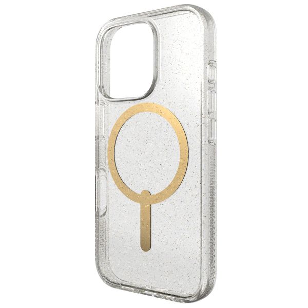 ZAGG Milan Snap Case mit MagSafe für das iPhone 16 Pro - Gold Glitter