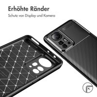 imoshion Carbon-Hülle für das Xiaomi 12 Pro - Schwarz