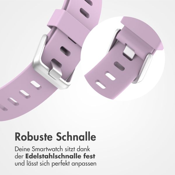 imoshion Silikonarmband für die Fitbit Versa (2) / Versa Lite - Größe L - Altrosa