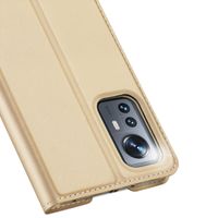 Dux Ducis Slim TPU Klapphülle für das Xiaomi 12 Lite - Gold