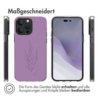 imoshion Design Hülle für das iPhone 14 Pro Max - Floral Purple