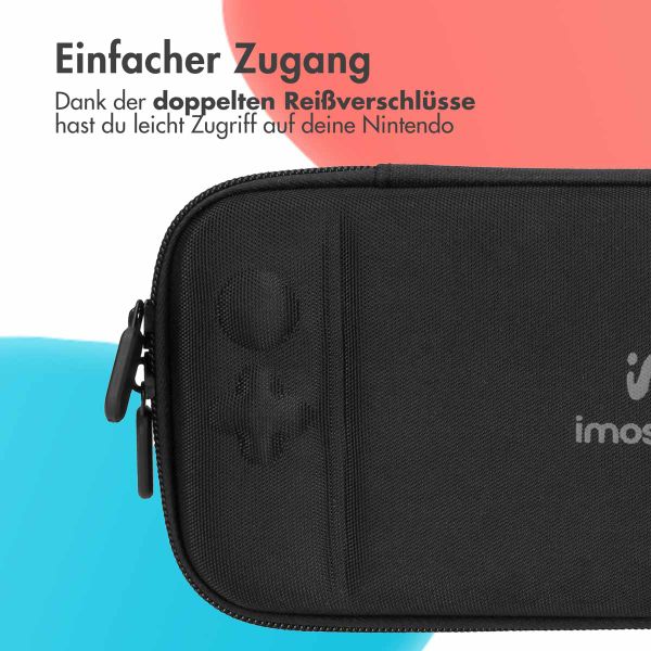 imoshion ﻿Schale für Nintendo Switch – Hülle für Nintendo Switch / Switch OLED – Schwarz