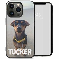 Gestalte deine eigene Apple iPhone 13 Pro Gel Hülle - Schwarz