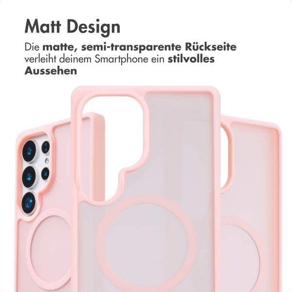 imoshion Color Guard Back Cover mit MagSafe Samsung Galaxy S25 Ultra - Hellrosa