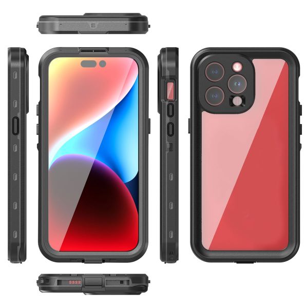 Redpepper Dot Plus Waterproof Case für das Apple iPhone 15 Pro Max - Schwarz