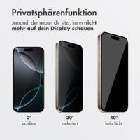 Accezz Sichtschutz-Schutzglas mit Applikator Apple iPhone 16 Pro