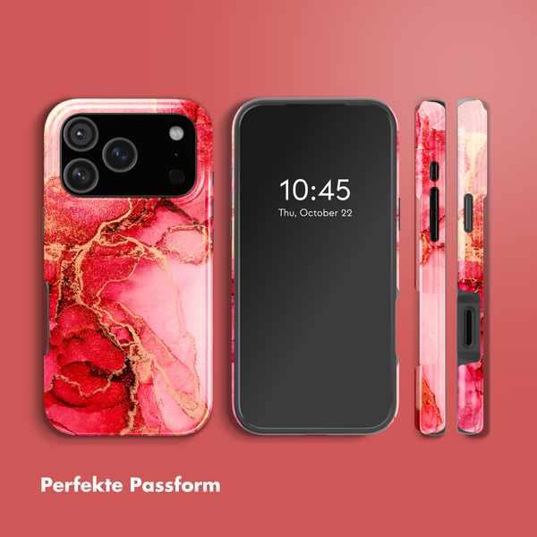 Selencia Vivid Rückabdeckung mit MagSafe Apple iPhone 17 Pro - Rosy Marble