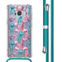 imoshion Design Hülle mit Band Samsung Galaxy S8 - Jellyfish Watercolor