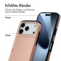 imoshion Backcover mit Kartenfach Apple iPhone 17 Pro - Rosé gold