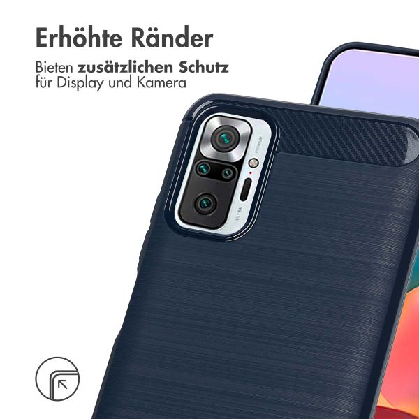 imoshion Brushed Back Cover Xiaomi Redmi Note 10 (5G) - Dunkelblau