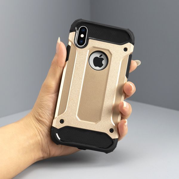 Goldfarbenes Rugged Xtreme Case Huawei P Smart