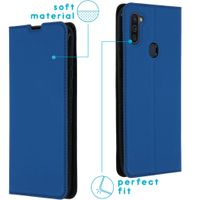 imoshion Slim Folio Klapphülle Samsung Galaxy M11 / A11 - Dunkelblau