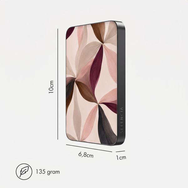 Selencia Vivid Powerbank 5.000 mAh - MagSafe und Qi - Black / Silk Spirit