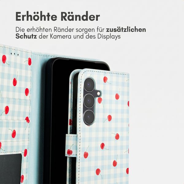imoshion Design Klapphülle Samsung Galaxy S25 FE - Cherry Check