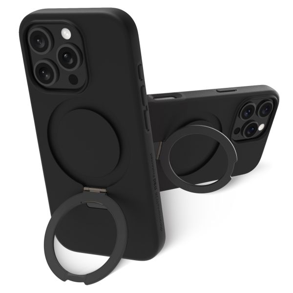 dbramante1928 Iceland Ultra D3O Back Cover mit MagSafe Stand Apple iPhone 16 Pro - Schwarz