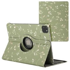 imoshion 360° drehbare Design Klapphülle Apple iPad Pro 11 (2025) M5 / (2024) M4 - Green Flowers