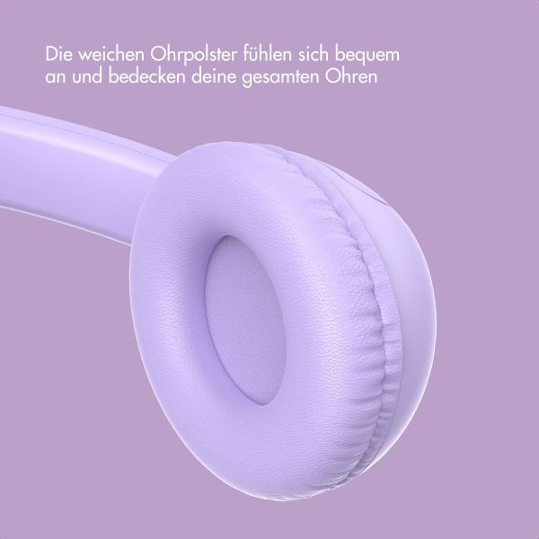 imoshion Kinderkopfhörer mit AUX-Kabel - Dezibelbegrenzer - Lavender Lilac