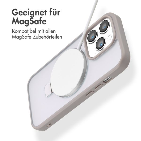 Accezz Ring Stand Backcover mit MagSafe iPhone 14 Pro - Grau