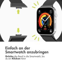 imoshion Mailandische Magnetarmband für das Huawei Watch Fit 3 - Schwarz