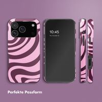 Selencia Vivid Back Cover Apple iPhone 18 Pro Max - Wavy Swirl Pink Plum
