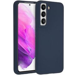 Accezz Liquid Silikoncase Samsung Galaxy S22 - Dunkelblau