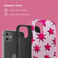 Selencia Vivid Back Cover Apple iPhone 11 - Stars Rubine Red Light Pink