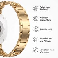 Selencia Chain Armband für Samsung Galaxy Watch 9 (40/44mm) / Watch 8 (40/44mm) / Classic (46mm) - Gold