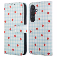 imoshion Design Klapphülle Samsung Galaxy S25 - Cherry Check