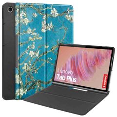 imoshion Design Klapphülle für das Lenovo Tab Plus - Grüne Planze