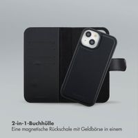 Selencia Olyn Abnehmbare Bookcase mit MagSafe Apple iPhone 15 - Schwarz