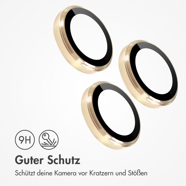 imoshion ﻿2er-Pack Objektivschutz für Kamera für das Apple iPhone 14 Pro / 14 Pro Max - Gold