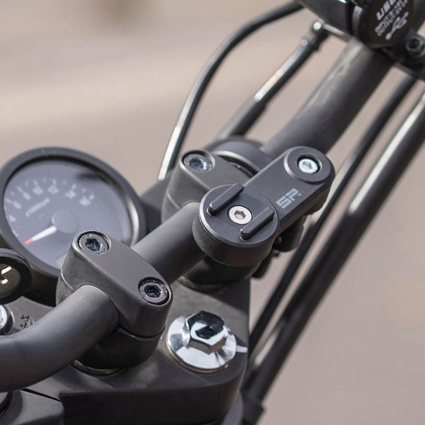 SP Connect Moto Mount LT – Handyhalter fürs Motorrad - Universalhalter für SPC+ Hüllen - Schwarz