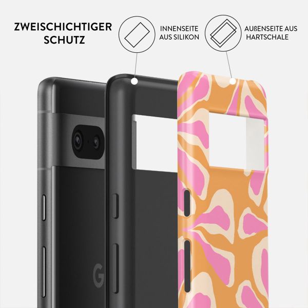 Burga Tough Back Cover für das Google Pixel 7 - Aloha