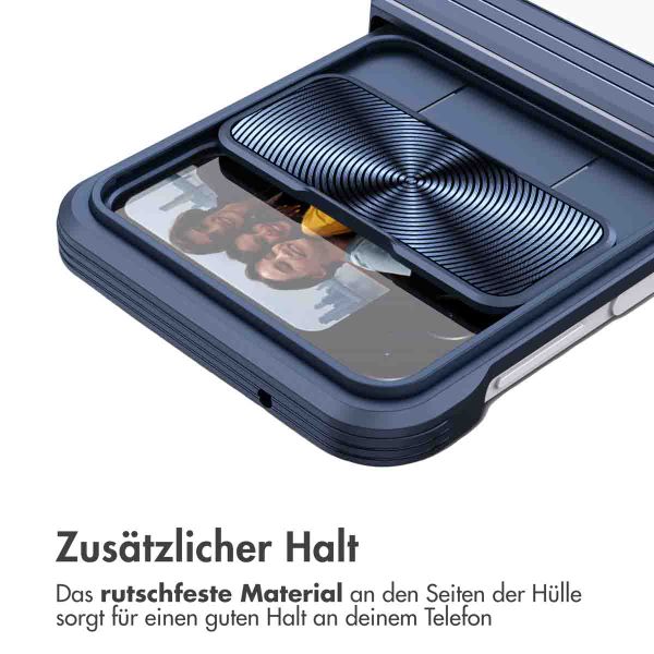 imoshion Back Cover mit Kameraschieber Samsung Galaxy Z Flip 4 - Dunkelblau