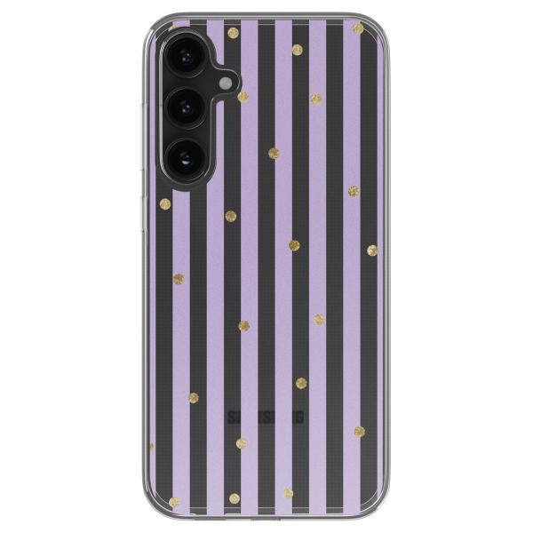 imoshion  Design Hülle für das Samsung Galaxy S23 FE - Sparkle Lines Lavender